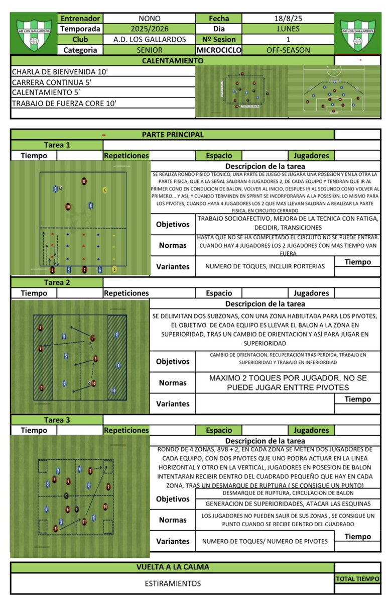 Este año nuevo equipo!! Ya preparada la primera sesión de OFF-SEASON!! Si quieres ayuda para tu pretemporada y temporada dispongo de 3 pack super completos, 📩