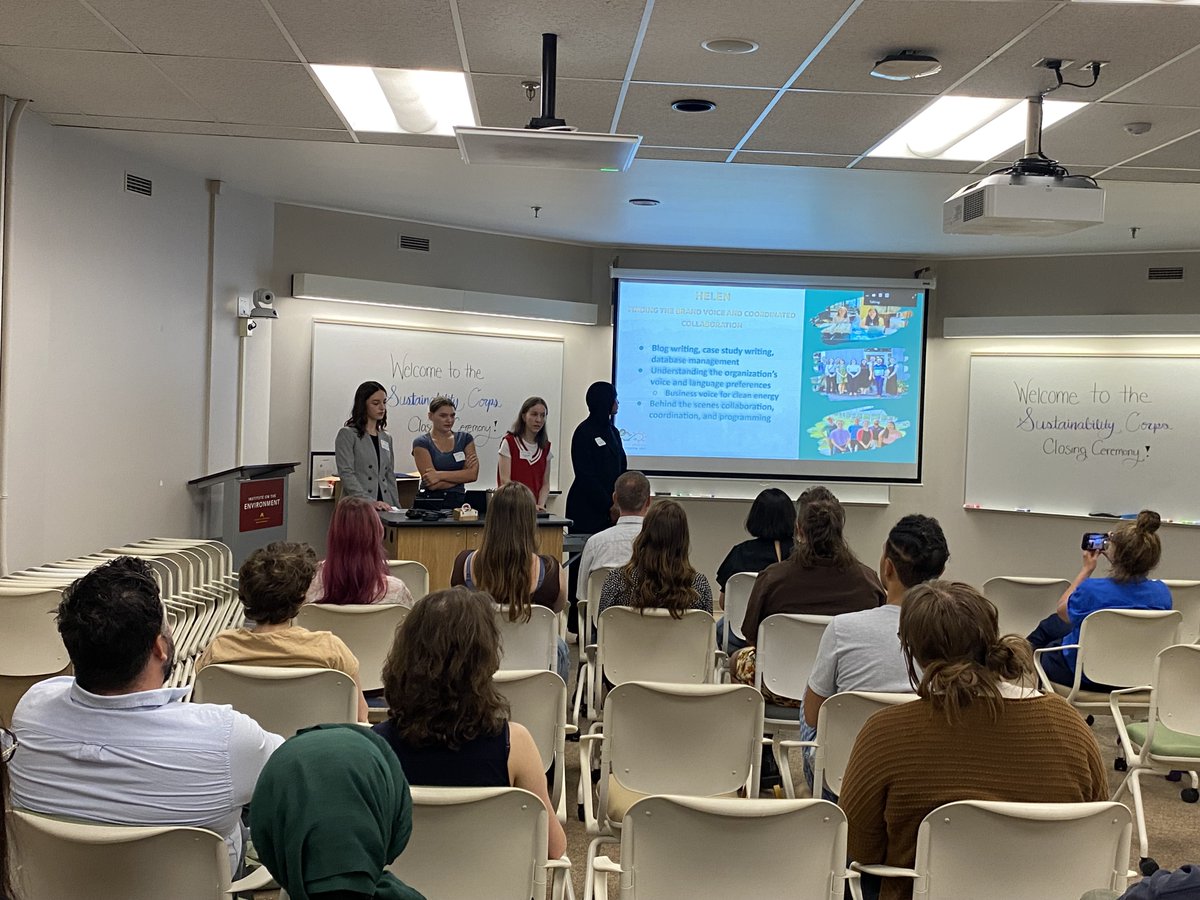 Last week, CEEM visited the University of Minnesota for its Sustainability Corps Closing Celebration. We were glad to see so many partners and members, and we celebrated our summer intern Helen, who worked with CEEM through this program.