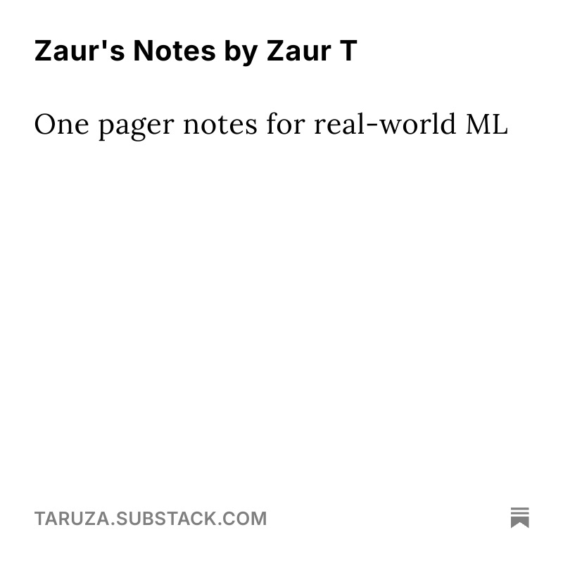 you might not like it 

it might not like you too

starting another newsletter feels weird, but I keep writing these notes anyway

I'll call it - notes on ML and AI stuff I learn in public for ml/ai people who ship

why? 

because there's too much "new things you should try" 
and