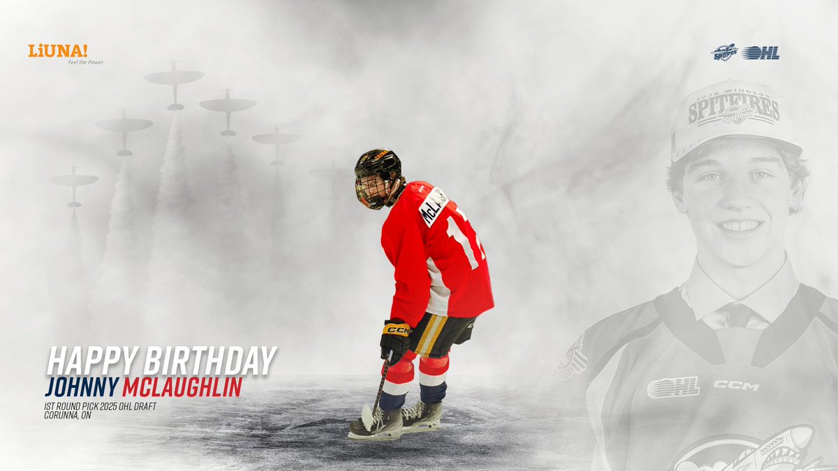 X - Windsor Spitfires (@spitshockey) on Twitter photo Wishing a happy birthday to Johnny McLaughlin today! ππ
#WindsorSpitfires
<a href="/liuna625/">LiUNA! 625</a> Wishing a happy birthday to Johnny McLaughlin today! ππ
#WindsorSpitfires
<a href="/liuna625/">LiUNA! 625</a>