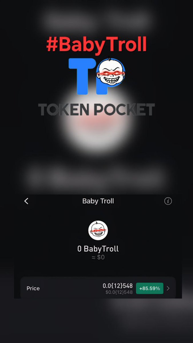 BabyTrollBnb's tweet photo. #BabyTroll is shining on #TPWallet!
Our new logo is LIVE – bold, sharp, unstoppable.
Every glance at your wallet is a reminder: you’re holding the next big story
0x46F69A68482ae252A489612C689Ba68087796c39 https://t.co/SmAjIdjQbR