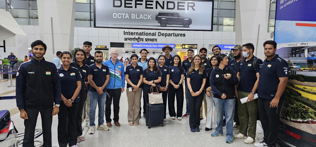 NRAI (@officialnrai) on Twitter photo As we prepare to celebrate #IndependenceDay2025 our first batch of Pistol ๐ซ & Skeet shooters take a flight to Shymkent ๐ฐ๐ฟ to bring glory to the nation ๐ฎ๐ณ at the 16th Asian Championship, beginning Aug 16, 2025. We wish them all the best๐๐ฅ๐ฎ๐ณ
#IndiaShooting #TeamIndia #Shooting As we prepare to celebrate #IndependenceDay2025 our first batch of Pistol ๐ซ & Skeet shooters take a flight to Shymkent ๐ฐ๐ฟ to bring glory to the nation ๐ฎ๐ณ at the 16th Asian Championship, beginning Aug 16, 2025. We wish them all the best๐๐ฅ๐ฎ๐ณ
#IndiaShooting #TeamIndia #Shooting