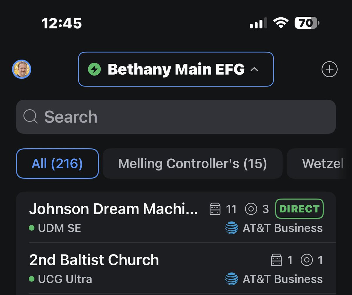 RPL_Parallax's tweet image. Hey @Ubiquiti , can the Protect app get a search bar like the network app has?
