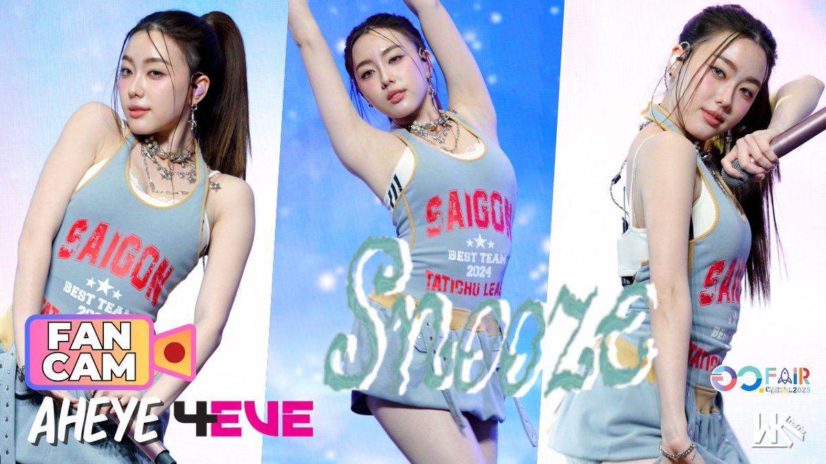 wangkothai1's tweet photo. Snooze Aheye 4EVE Fancam | อว.แฟร์ 2025 | 12 Aug 2025 | @ QSNCC
.
YT : https://t.co/X3RLhO9k6v
.
#Aheye4EVE  #Snooze #4EVE #FOREYE #อวแฟร์2025 #อวFAIR2025 #ว่างก็ถ่าย https://t.co/SyDEYbChQG