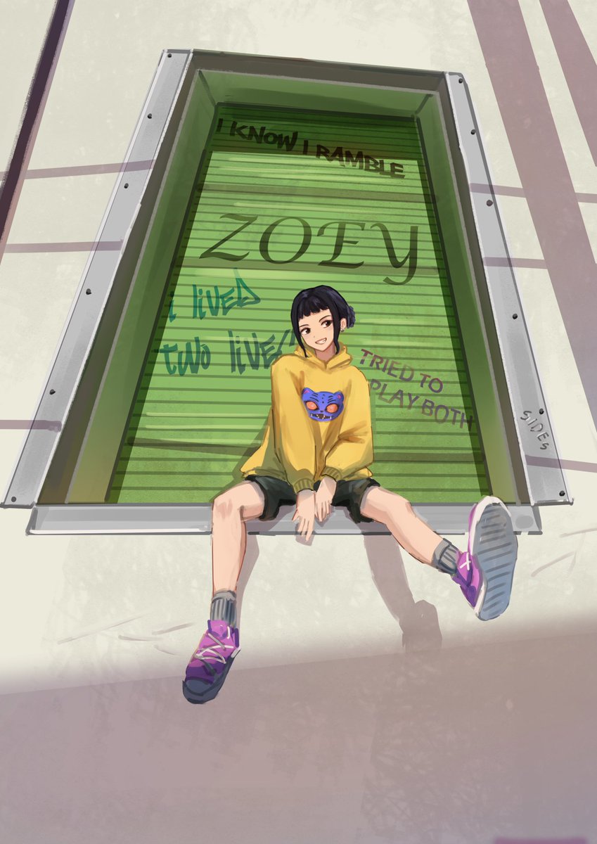 Ethi_Li's tweet photo. I drew Zoey 
#fanart #zoey #kpopdemonhunter https://t.co/uA2yxh7J7C