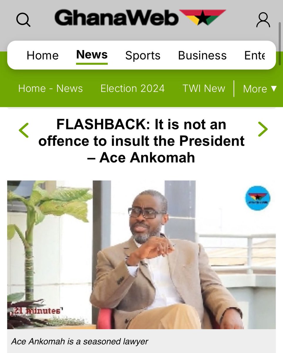 nyamekye_e2612's tweet photo. Here sat a lawyer on a live TV saying that? So what would you expect from their youths? This happened in 2016, the moment #NAkuffoAddo came to power this man called Ace Ankomah went underground.  
He didn't whimper for the 8yrs Nana Akuffo Addo was the President. https://t.co/ReyZtOxLWZ
