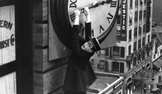 mark_wisneski's tweet photo. @RealEmirHan Looks dangerous.  I would have gone with the Harold Lloyd approach instead https://t.co/P4mmZLStK7