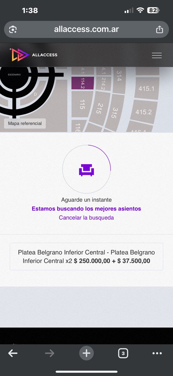 NORMAG74's tweet image. Más de 5 veces buscando y se tildó. , así pasaron los 15 minutos , ahora en cola a más de una hora, no es justo