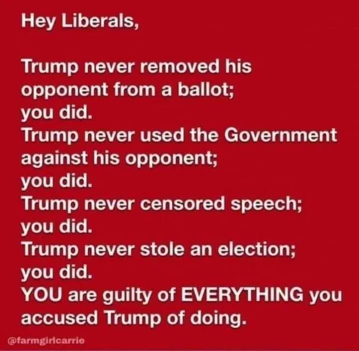 The CORRUPT CRIMINAL LEFTS reign of terror is over, they have been exposed for the crimes they've committed, and hopefully they will be held accountable, its time for justice,  its time to make an example out of these vermin, so no President ever has this happen to them again.