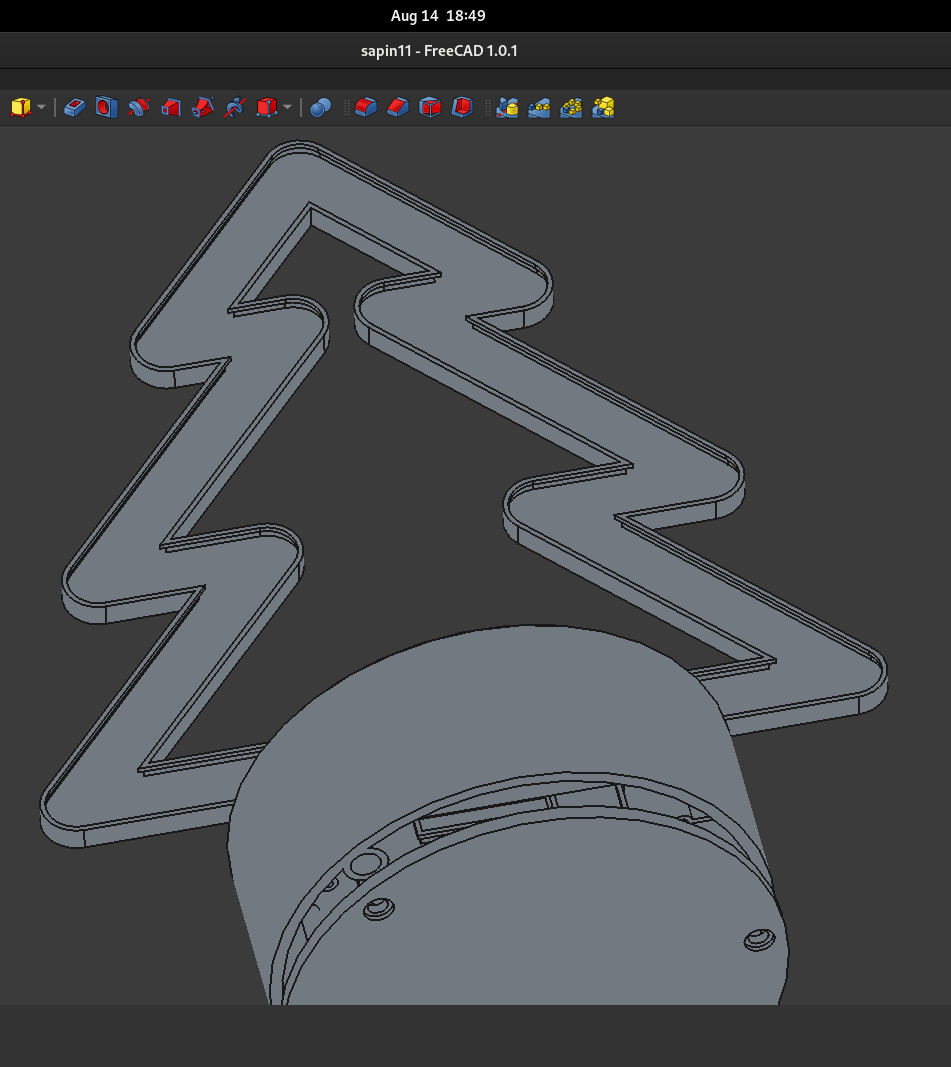 toujours sur le sapin
