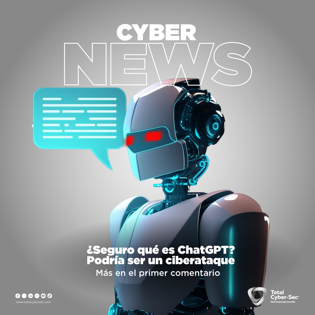 🔔 ¡#Cybernews!
🤖 #ChatGPT fue el nombre más utilizado, con 📂 177 archivos #Maliciosos en solo ⏳ cuatro meses.
🧠 #DeepSeek, un modelo de lenguaje lanzado este año, ya figura entre los más…
📲 Lee la nota completa dando clic aquí: bit.ly/45X3R8f
