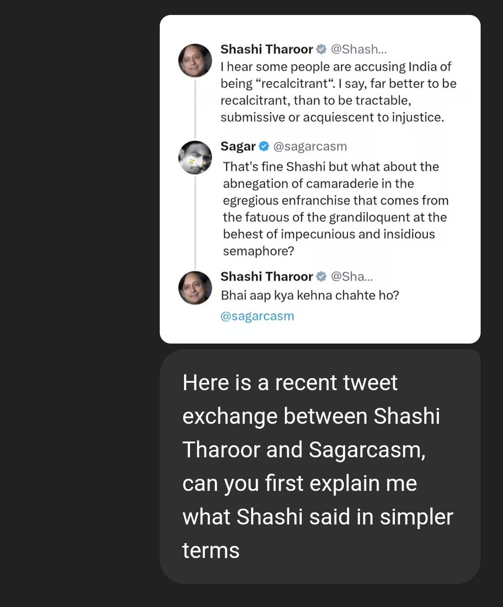 ankith_nair_'s tweet photo. @sagarcasm @ShashiTharoor Mean while me https://t.co/zpMuhsoMQL