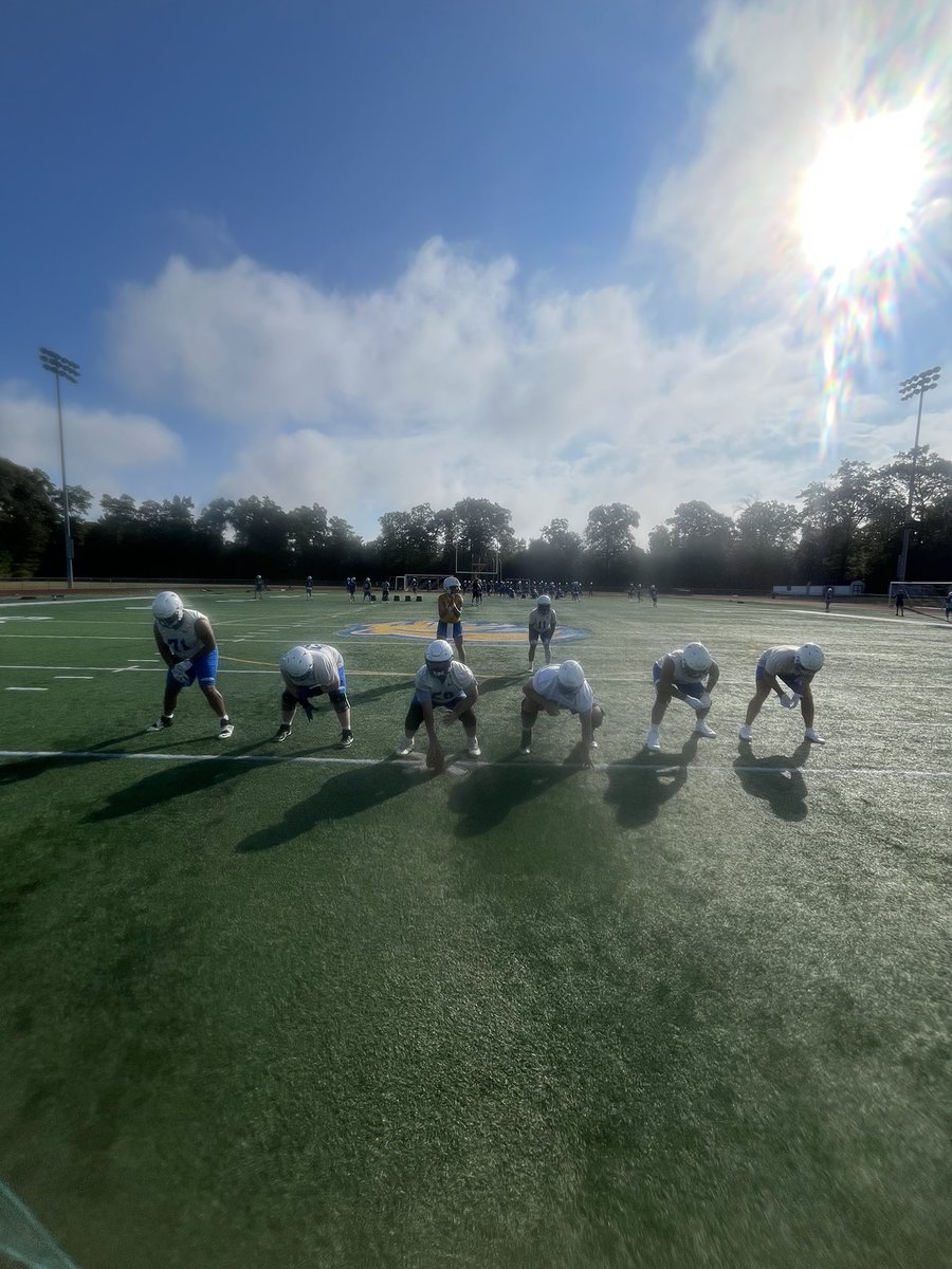 And just like that….. FOOTBALL IS BACK!!! 🔵🟡#RollCougs