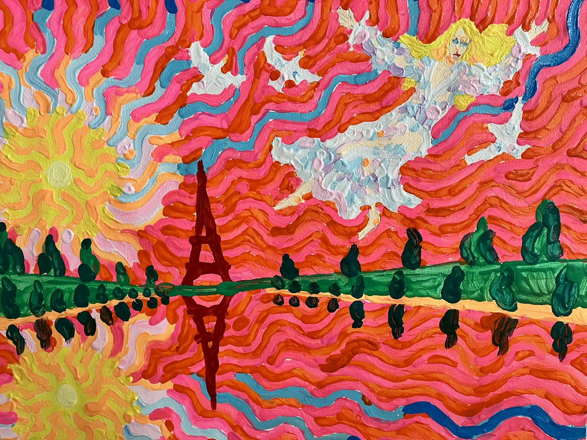 JamesHWidder (@jameshwidder) on Twitter photo โA Divine Feminine flying with Peace Doves over Parisโ a new painting of mine โจ ๐ซ๐ท ๐๏ธโจ
Cheers everyone โจ๐๏ธ๐๐๏ธโจ
#Peace on Earth โฎ๏ธ๐๐๐๐๐โค๏ธ๐๏ธ
#Divine #feminine #flying #doves #Paris #France #sunset #vibrant #colors #acrylic #painting #water #reflection #love #joy #fun โA Divine Feminine flying with Peace Doves over Parisโ a new painting of mine โจ ๐ซ๐ท ๐๏ธโจ
Cheers everyone โจ๐๏ธ๐๐๏ธโจ
#Peace on Earth โฎ๏ธ๐๐๐๐๐โค๏ธ๐๏ธ
#Divine #feminine #flying #doves #Paris #France #sunset #vibrant #colors #acrylic #painting #water #reflection #love #joy #fun