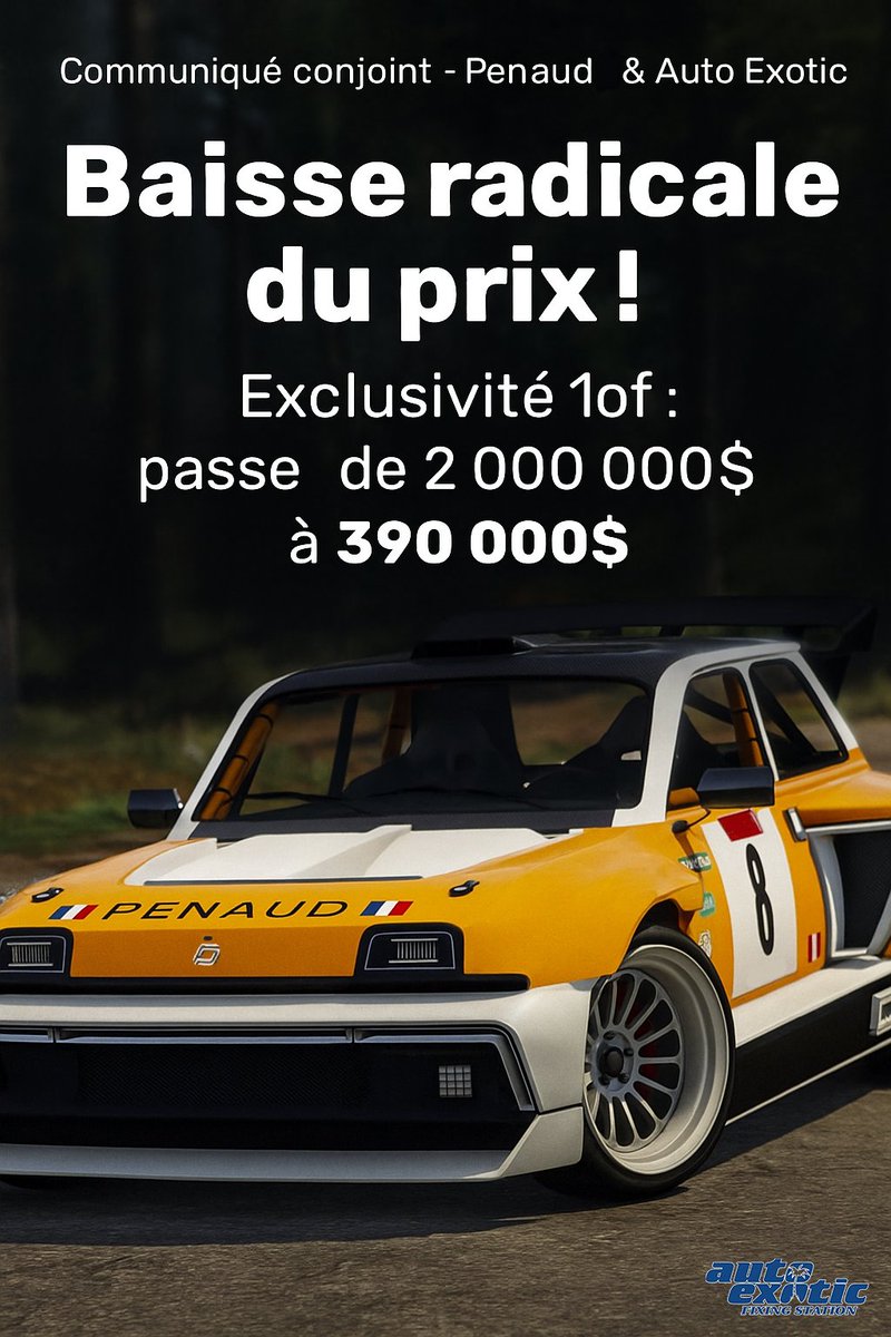 Auto_Exotic1's tweet photo. Dès ce soir chez Auto Exotic ! https://t.co/za4DM3oj6S
