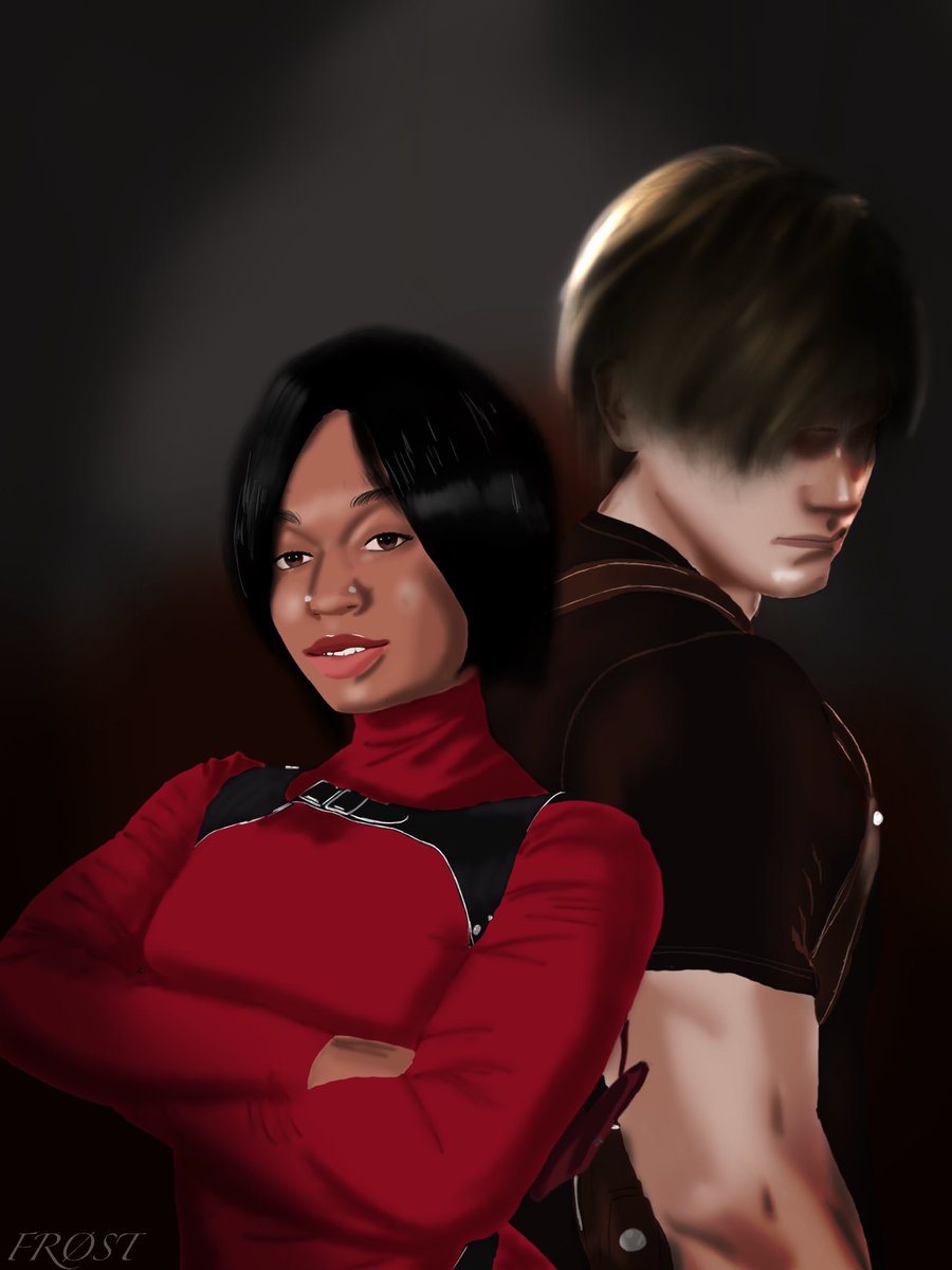 KYDFrost's tweet image. “Leon, long time no see.” -Ada Wong (RE4) (feat. @itzmelanin )