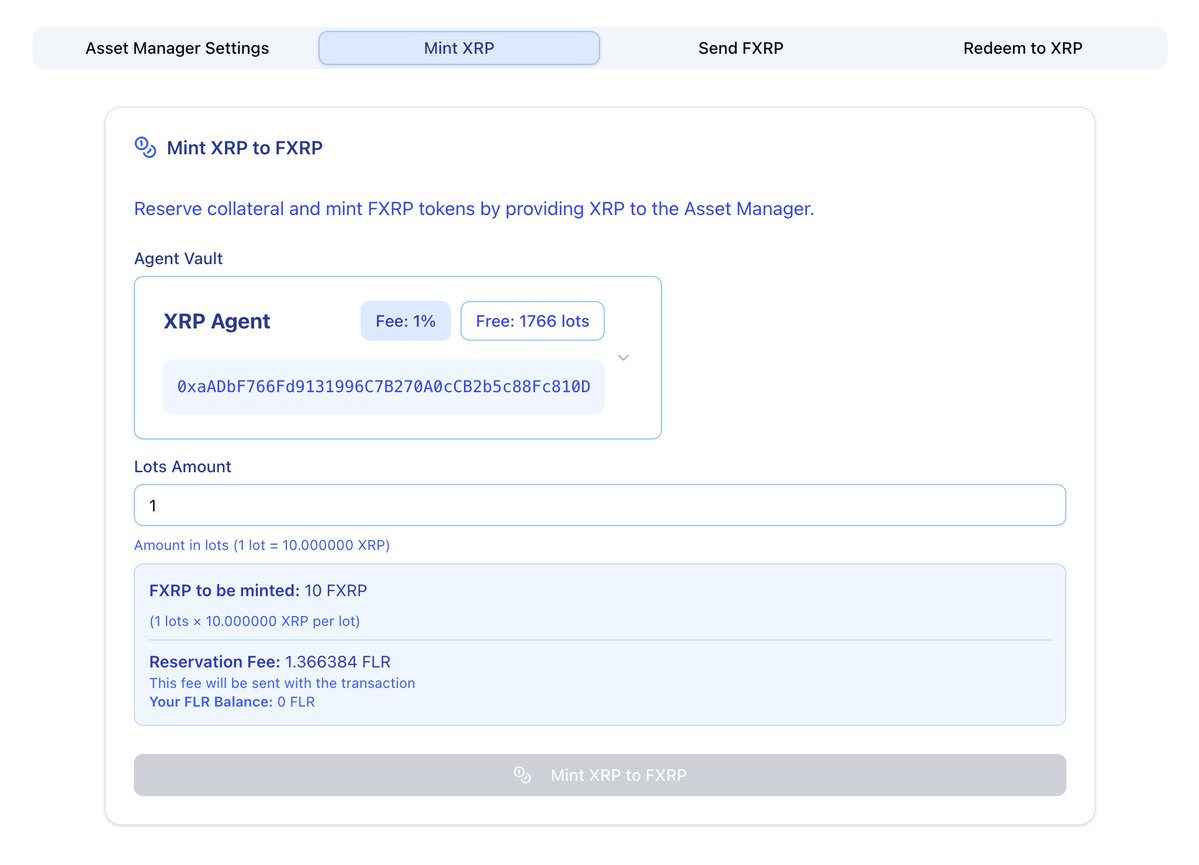 Kristaps Grinbergs (@fassko) on Twitter photo ๐ Sneak peek of what Iโll be showing in the <a href="/FlareNetworks/">Flare โ๏ธ</a> #FAssets webinar later this month! (TBA)
๐ก Discover how anyone can tap into #XRPfi and unlock its full potential from a developer perspective.
It is one of the <a href="/FlareDevHub/">Flare Devs</a> webinar series.
โก Finally got to play with ๐ Sneak peek of what Iโll be showing in the <a href="/FlareNetworks/">Flare โ๏ธ</a> #FAssets webinar later this month! (TBA)
๐ก Discover how anyone can tap into #XRPfi and unlock its full potential from a developer perspective.
It is one of the <a href="/FlareDevHub/">Flare Devs</a> webinar series.
โก Finally got to play with