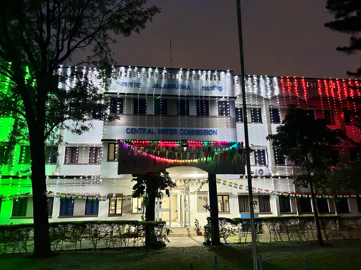 BangaloreCwc's tweet image. The premises of the Monitoring South Organisation, CWC, Bengaluru, were resplendent with the Tricolour, symbolising the unity, pride, and patriotic fervour of the officers and staffs. 
 #HarGharTiranga2025 #cwc25 #IndependenceDay2025 #Going #Government #IndependenceDay