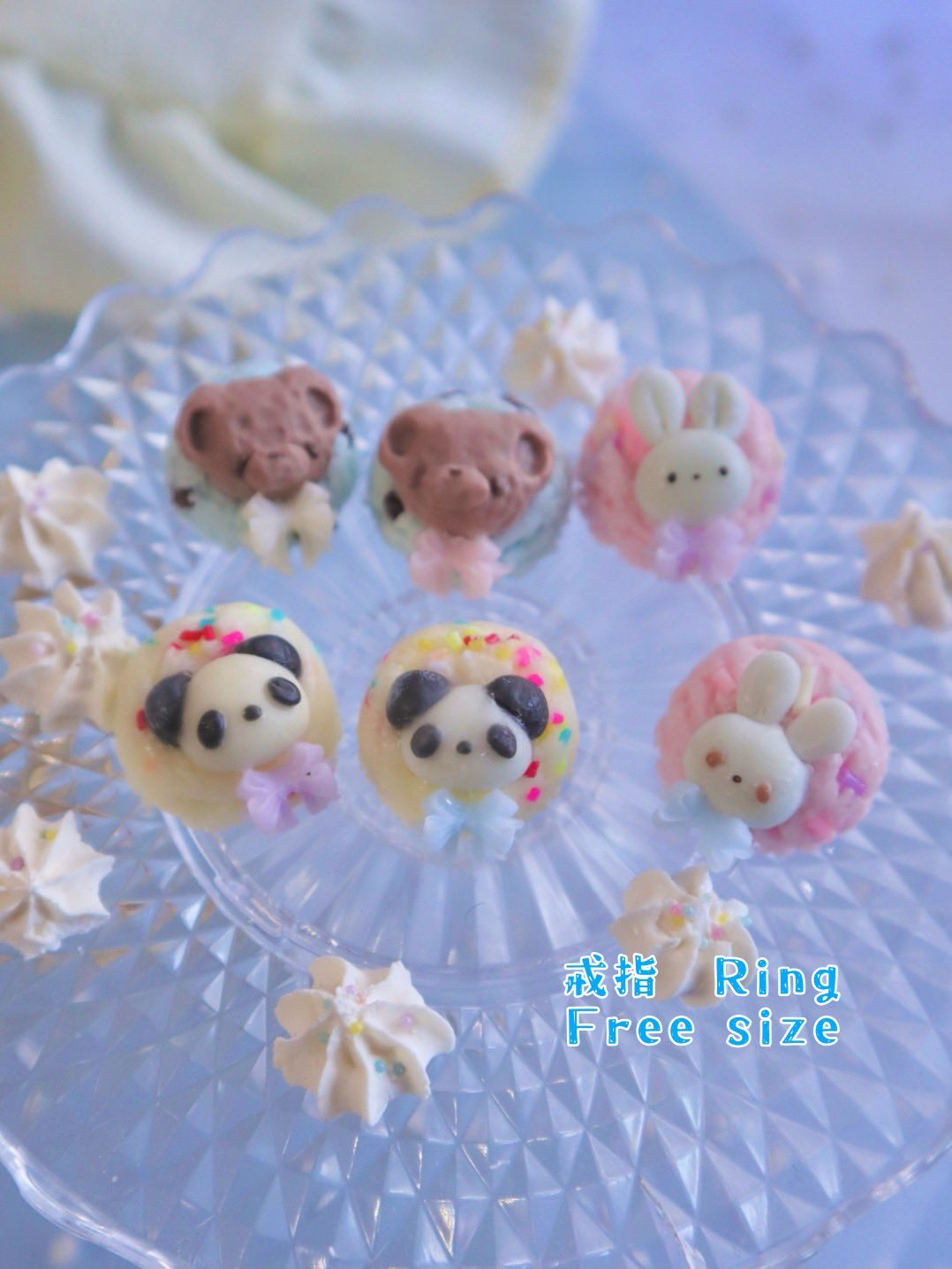 【merci*M様】フェイクスイーツ◆薔薇飾り◆ホール苺サンド♡マカロンケーキ ミッチー様】フェイクスイーツ◇ホール苺サンド♡薔薇飾り