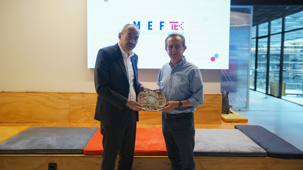 Kayseri Ticaret Odası Yönetim Kurulu Başkanı Sayın Ömer Gülsoy ve heyetini 13.08.2025’te MEF Tekmer’de ağırladık. Rektörümüz Prof. Dr. Muhammed Şahin, MEF Üniversitesi’nin araştırmaları ve Tekmer altyapısı hakkında bilgi verdi. Nazik ziyaretleri için teşekkür ederiz.