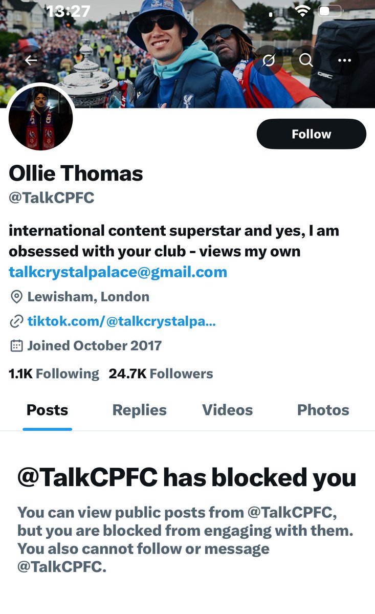 Hates Chelsea so much that whenever he sees a Chelsea avi he blocks them 😂