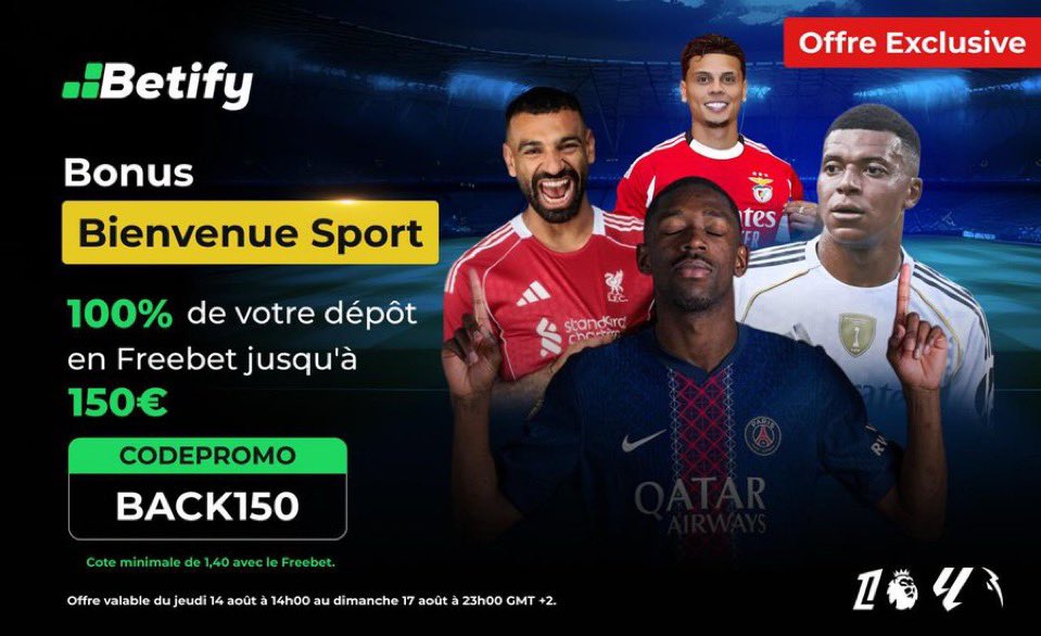 Betify sport interface screenshot