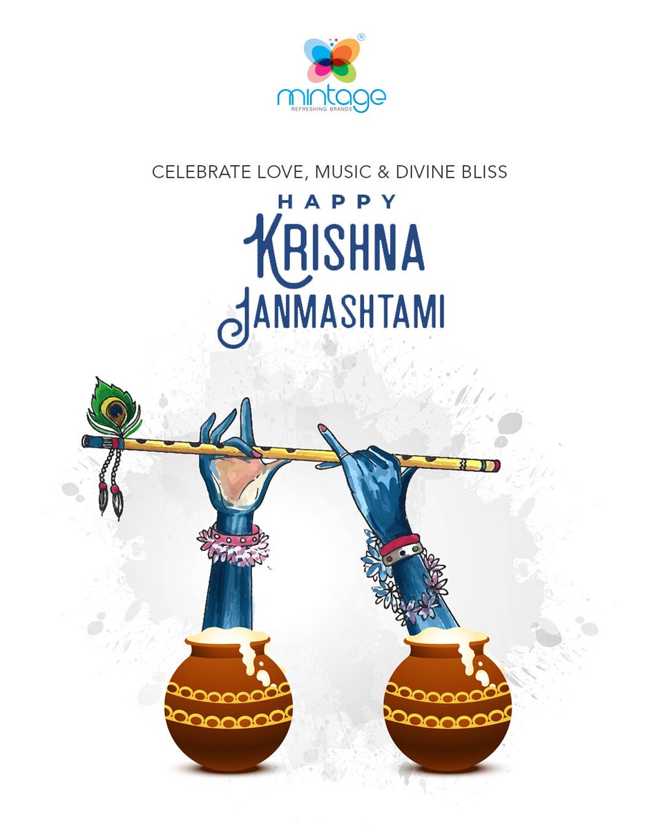 mintagemarkcomm's tweet photo. May his melodies fill your life with joy, his playful mischief bring happiness to your days, and above all, his divine presence bless you with peace. Wishing you a joyous Krishna Janmashtami!
.
.
#Janmashtami #HappyJanmashtami #LordKrishna #Krishna #RadhaKrishna #MintageMarkcomm https://t.co/MkBFFH2bDH