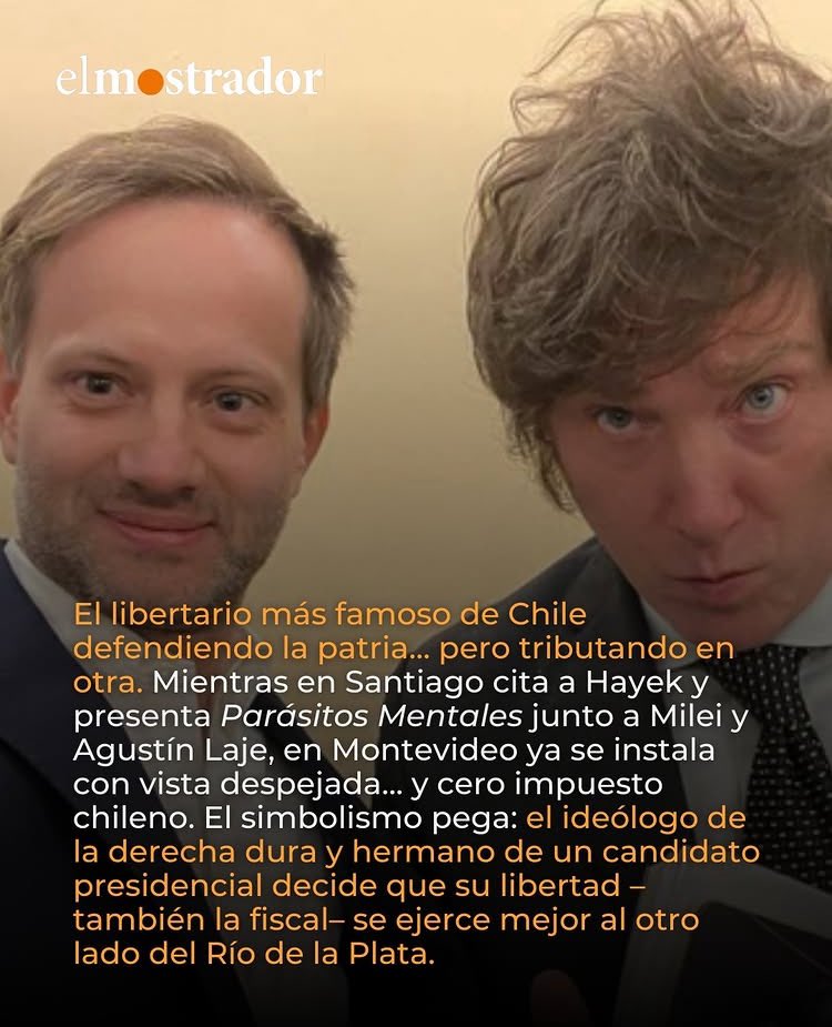 Csm estos son verdaderos payasos 🤦🏻‍♀️🤦🏻‍♀️🤦🏻‍♀️🤦🏻‍♀️🤦🏻‍♀️
El
Secretito de la lumbrera Kaiser, tributando en Uruguay…Uruguay poh hueon, Pais de gobierno frenteamplista 🤦🏻‍♀️🤦🏻‍♀️🤦🏻‍♀️🤣🤣🤣🤣 son un chiste.