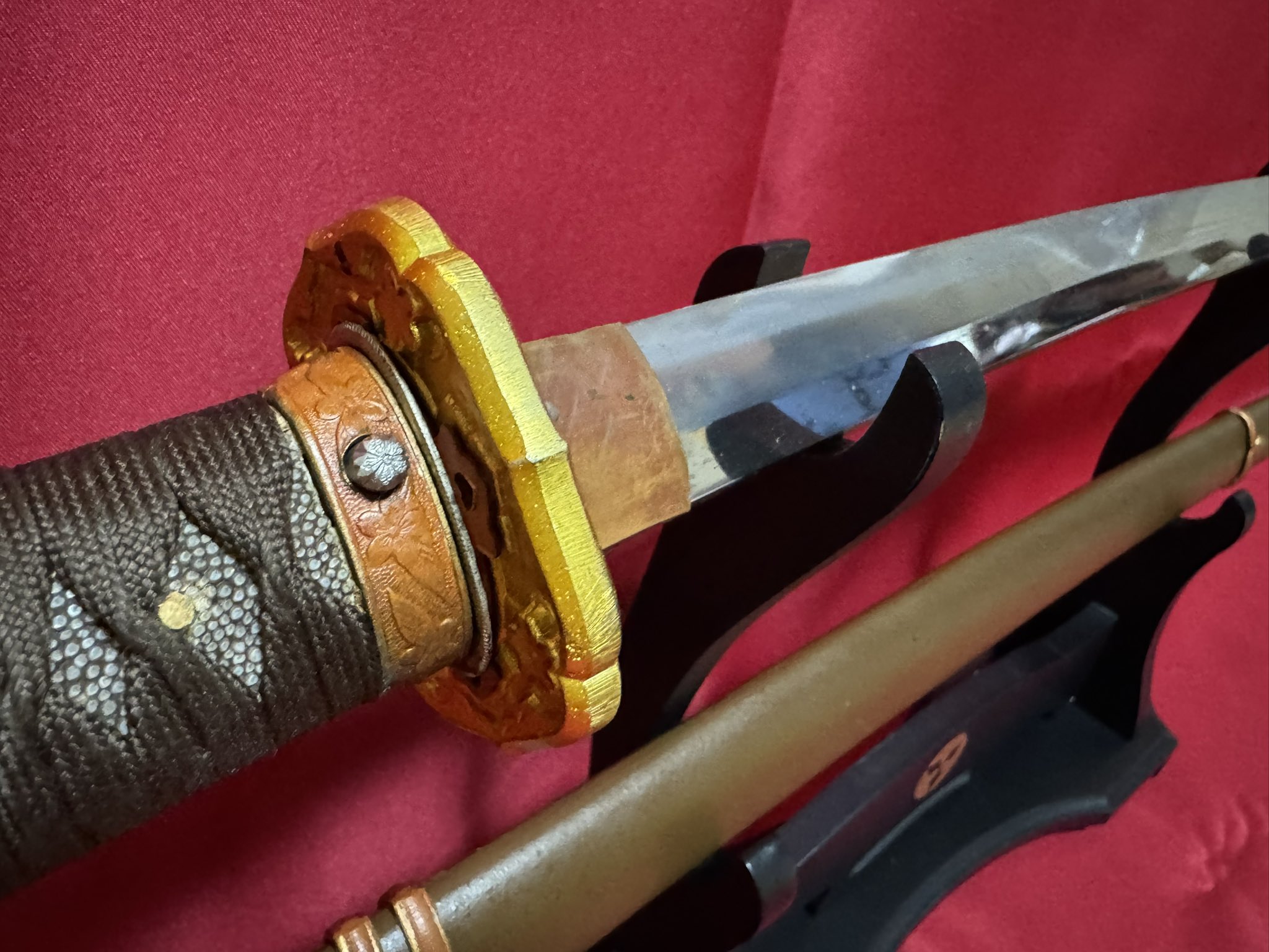 ★美品★模造刀 アンティーク 模造刀 美術刀 軽いアルミ刀身 黒石目 小刀 : セレクトショップ
