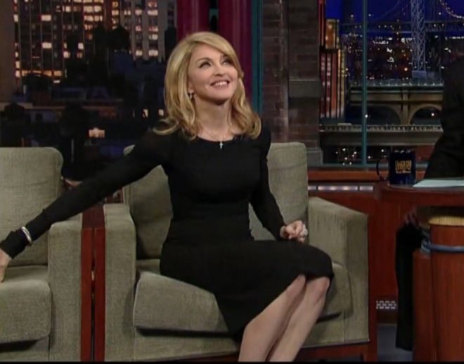 I would go to war for you 2009 letterman Madonna