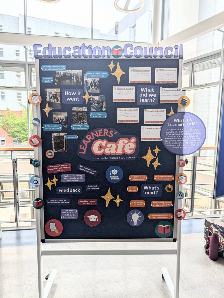 We had a great afternoon showcasing the impact of <a href="/UHCWLibrary/">UHCW Knowledge and Library Services</a> &amp; the Education Council at the Pathway to Excellence Exhibition! All the stands were fantastic - the innovative approaches our clinical colleagues are taking to delivering outstanding care are inspiring. #TeamUHCW