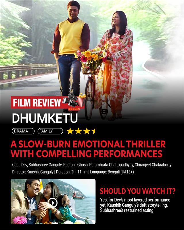 Calcutta_Times's tweet photo. Dev-Subhashree’s much-awaited Dhumketu hits theatres today! 🚀 If you’re a true Dev fan, this is your cue to grab the popcorn and watch your favourite star in action! 🎬✨
#Dhumketu #DevSubhashree #NowInCinemas #TollywoodMagic https://t.co/WhxUKoUo3J