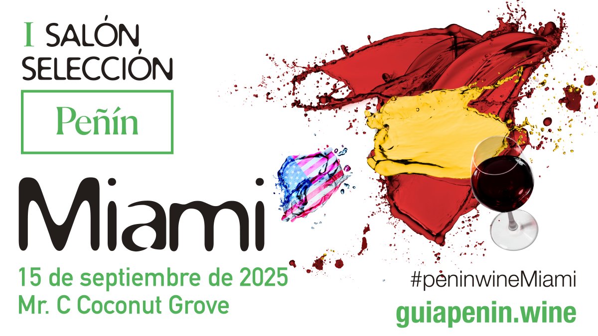 Tras 14 años de presencia en el mercado americano, con el Salón Selección Nueva York, nos trasladamos a MIAMI, la nueva capital del vino de calidad🇪🇸🍷🇺🇸

🗓️15 de septiembre
📍Mr. C Coconut Grove

Toda la información del evento en el siguiente link:

➡️guiapenin.wine/i-salon-selecc…