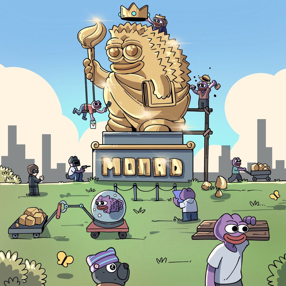 Gmonad to all <a href="/monad/">Monad ⨀</a> family!

Say  gMONAD if you’re ready for mainnet!💜