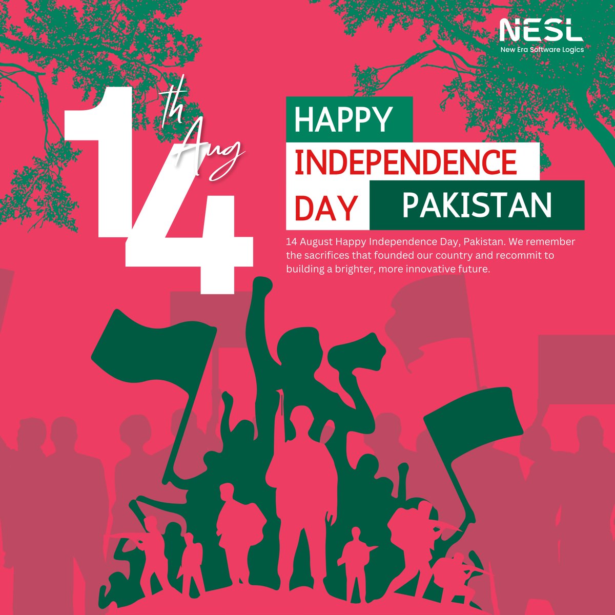 neslitofficial's tweet photo. 14 August, Happy Independence Day, Pakistan
Today, we remember the vision, courage, and sacrifices that gave us a free homeland in 1947.

#14August #PakistanZindabad #IndependenceDay
#HappyIndependenceDay #IndependenceDayPakistan #DigitalPakistan #PakTech #Pakistan #Pakistan1947 https://t.co/C3KoGxmfzc