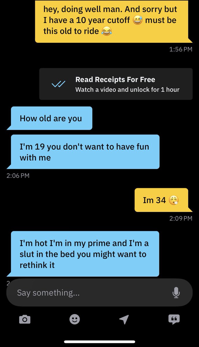 UncutTwunk7's tweet photo. To have this level of confidence at 19... this guy is going places 😂 https://t.co/AxnBFr7h67