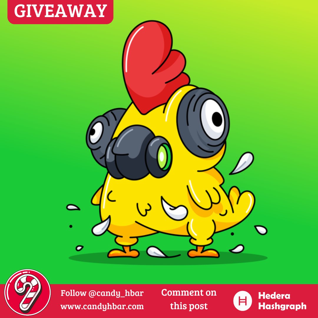 $CANDY (@candy_hbar) on Twitter photo To celebrate the upcoming launch of <a href="/PeculiarPeeps_/">Peculiar Peeps</a> first book, we are giving away Peep #1074, a Genesis Candy Peep NFT by <a href="/MichaelBanster/">Michael Banster Art</a> & 2,000 $CANDY to one lucky follower! 📖🐥🍬
Like & RT this post for a chance to win.
(72h) To celebrate the upcoming launch of <a href="/PeculiarPeeps_/">Peculiar Peeps</a> first book, we are giving away Peep #1074, a Genesis Candy Peep NFT by <a href="/MichaelBanster/">Michael Banster Art</a> & 2,000 $CANDY to one lucky follower! 📖🐥🍬
Like & RT this post for a chance to win.
(72h)
