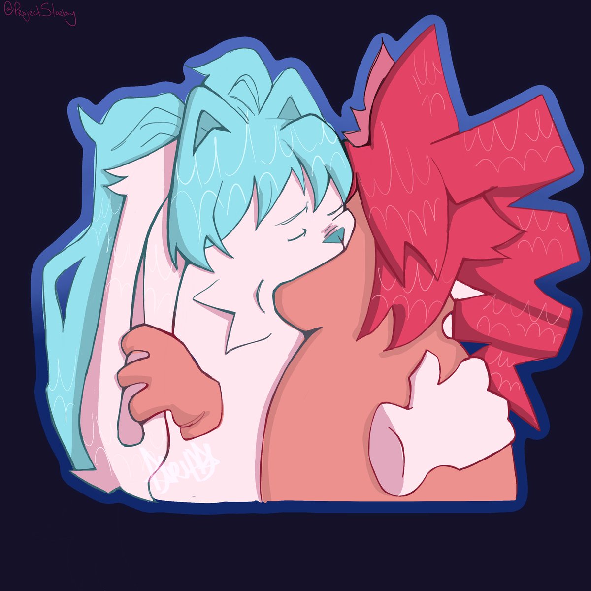 ProjectStarboy's tweet photo. Made #miku into a bunny for Mesmerizer fanart and now I can’t stop drawing slop https://t.co/BGkYpDV4Zg