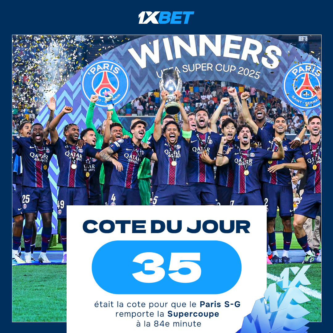 1xBet_Francais's tweet image. Quel bénéfice avez-vous généré ? 💰 

#PSGTOT | #UEFASuperCup | #1xBet