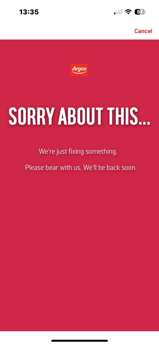 WildingCeri's tweet photo. @Argos_Online your website and app appear to be down? Unable to check out. Have left birthday shopping for my nephew right til the last minute 😱 can you advise whether it will be working again today? https://t.co/5TTcTQPmw5