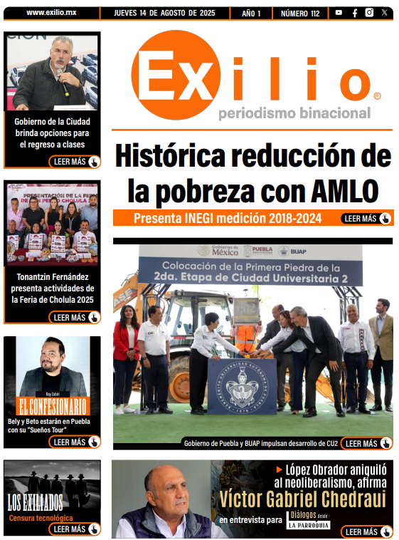 ¡Buenos días!  Te invitamos a leer,  nuestra #Portada interactiva del #Jueves 14 de agosto.

📉Histórica reducción de la pobreza con AMLO (<a href="/INEGI_INFORMA/">INEGI INFORMA</a>)
🤝<a href="/Gob_Puebla/">Gobierno de Puebla</a>  y <a href="/BUAPoficial/">BUAP</a>  impulsan desarrollo de CU2
👏<a href="/lopezobrador_/">Andrés Manuel</a> aniquiló el neoliberalismo:  <a href="/VictorGabCh/">Victor Gabriel Chedraui</a>