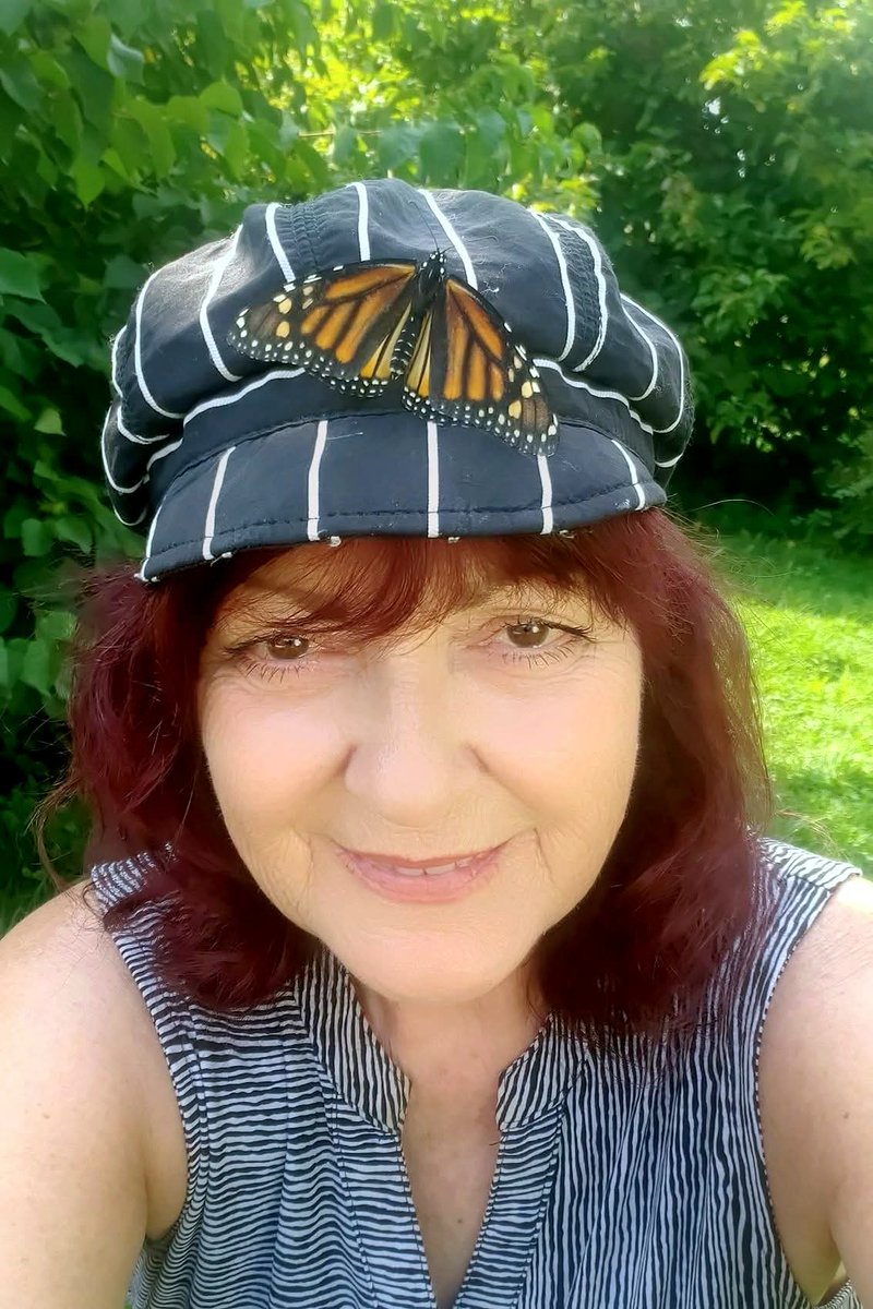 ManneLess's tweet image. Tôt ce matin avec le monarque Lorette, le temps de la remercier et de lui souhaiter bon voyage dans le boisé des Châtels... 
Adieu Lorette!
13 août 2025
À #Québec #observation #insecte #Monarque