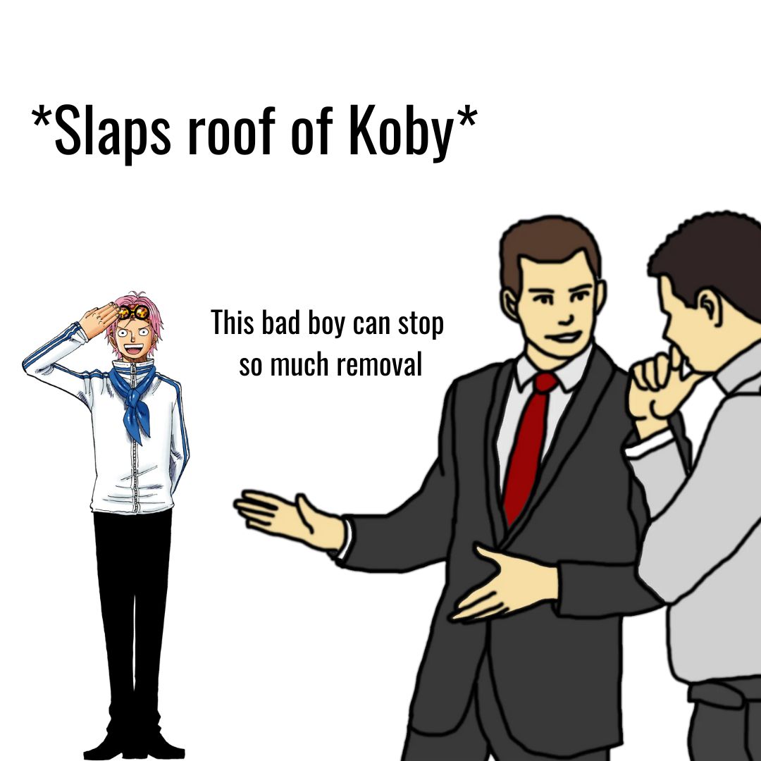Me trying to convince people to play the goat!

#onepiece #onepiecetcg #koby #goat