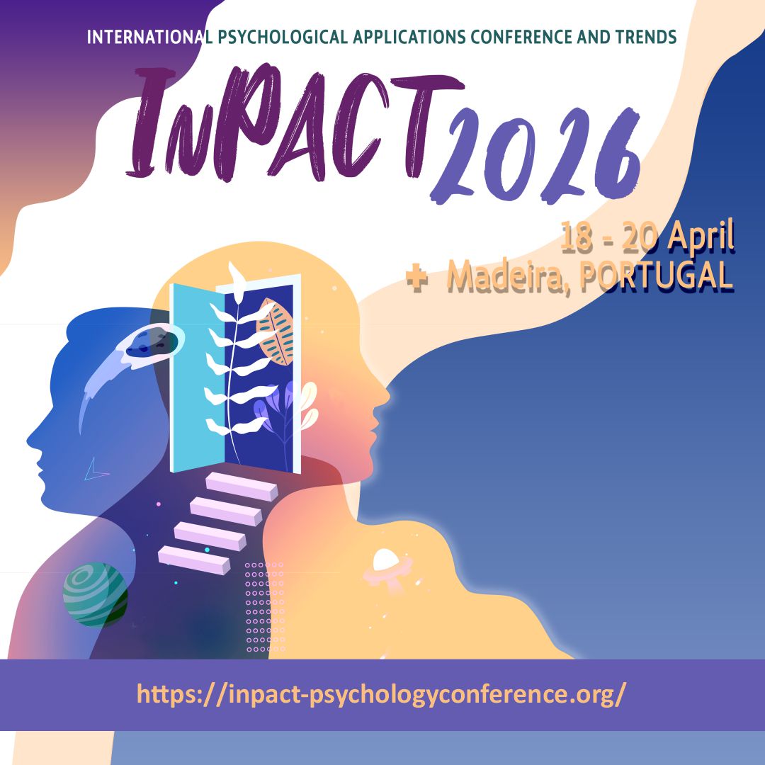 The 15th edition of the International Psychological Applications Conference and Trends - InPACT 2026 - will be held in Madeira island, Portugal, from 18 – 20 April 2026. Plan your travel!

#InPACT #InPACT2026 #Conference #InternationalConference #Fuchal #MadeiraIsland #Portugal