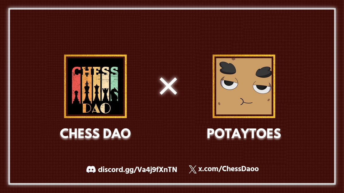 𝗚𝗶𝘃𝗶𝗻𝗴𝗮𝘄𝗮𝘆 𝟓𝐱𝐖𝐋(𝐆𝐓𝐃) 𝗦𝗽𝗼𝘁𝘀 𝗙𝗼𝗿 𝗨𝗽𝗰𝗼𝗺𝗶𝗻𝗴 𝗛𝘆𝗽𝗲 𝗣𝗿𝗼𝗷𝗲𝗰𝘁 — 𝐏𝐨𝐭𝐚𝐲𝐭𝐨𝐞𝐬❗️

𝐓𝐨 𝐞𝐧𝐭𝐞𝐫 𝐭𝐡𝐞 𝐠𝐢𝐯𝐞𝐚𝐰𝐚𝐲 :
• 𝗙𝗼𝗹𝗹𝗼𝘄 <a href="/ChessDaoo/">Chess Dao ♖</a> <a href="/potaytoesXYZ/">potaytoes</a>
• 𝗟𝗶𝗸𝗲,  𝗥𝗧, 𝐃𝐫𝐨𝐩 𝐒𝐨𝐥 𝐀𝐝𝐝𝐫𝐞𝐬𝐬 
• 𝟐𝟒 𝗵𝗿𝘀!