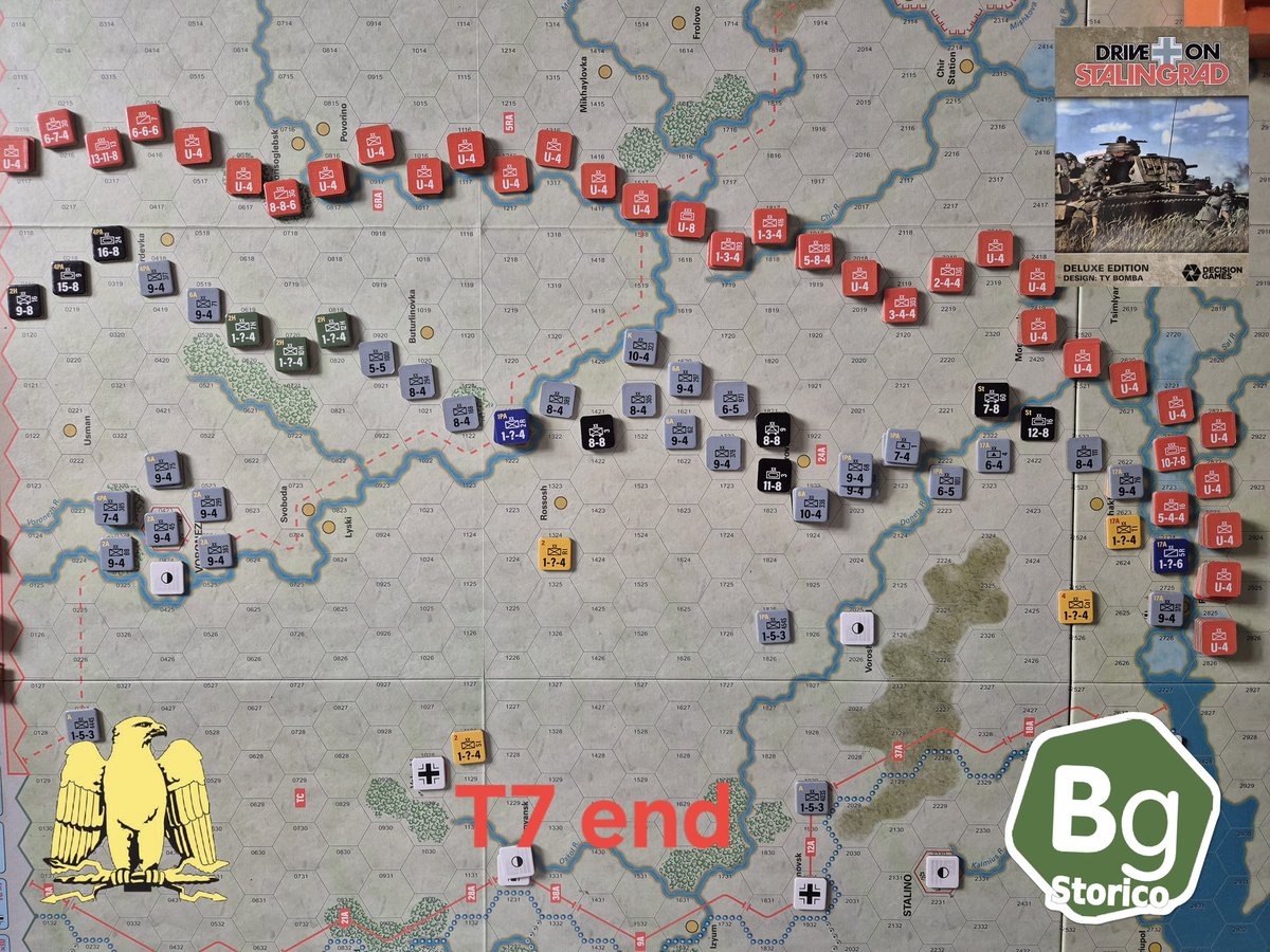 #driveonstalingrad. Finisce la seconda settimana di Agosto 1942 e l'Asse è a circa 280 km da Stalingrado. Alcune divisioni di prima linea sono state costrette a rallentare causa rifornimenti. Voronezh è caduta.
