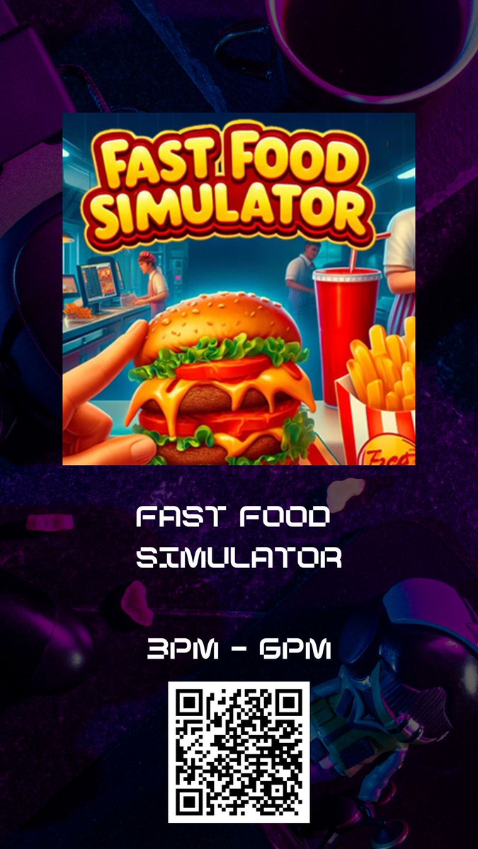 siduckgames20's tweet photo. 6 Days to go! 

Count down of the games continues. Here is Game 2! #FastFoodSim. 
Starting @ 3pm UK Time. 

https://t.co/uc9ApVSani - If you wish to donate. 
If not, come and support us on the day! 

#twitch #pc #streaming #xbox #affiliate #laughter #forfeits #yuck https://t.co/S7SVa93Zj7