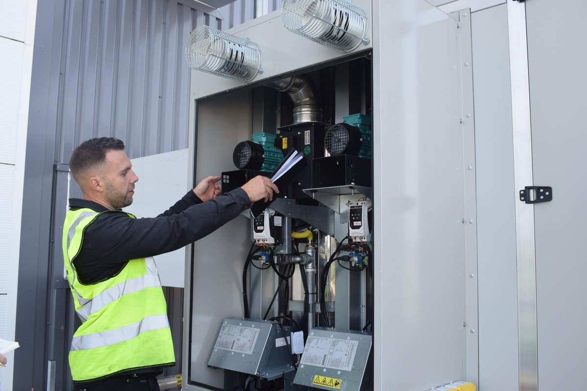 Installed with precision, built for durability. Our AHU systems meet the highest standards of quality and performance—day in, day out. #QualityHVAC #AHUInstall #IndustrialReliability