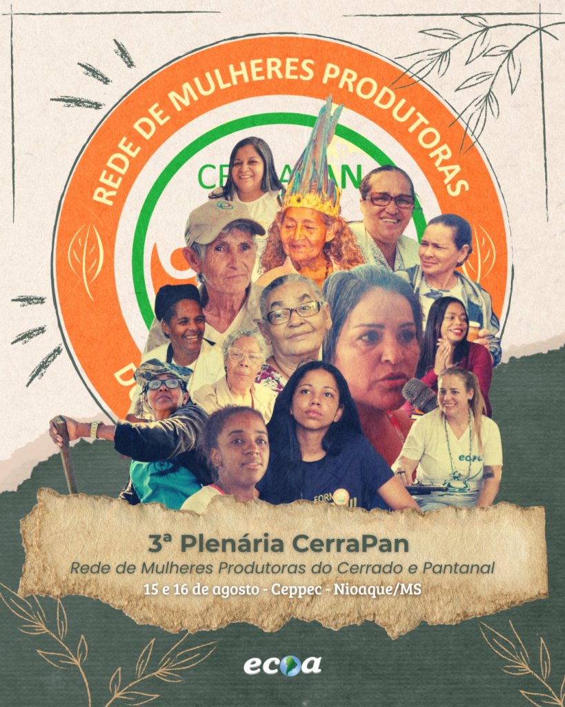 Mulheres que transformam territórios! ✨
A Rede CerraPan completa 10 anos fortalecendo o protagonismo feminino na conservação do Cerrado e do Pantanal.
🔗 Leia mais: ecoa.org.br/cerrapan-10-an…