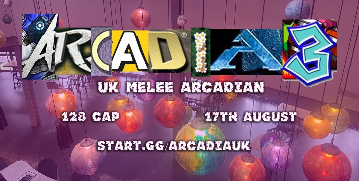 Just two days left to sign up for Arcadia 3!!!

🗓️August 17th
ℹ️Arcadian
🌎Bristol
🎓128 cap
🕹️Melee Singles
🍻Bar Venue
📺Fully Streamed

Get your spot below!